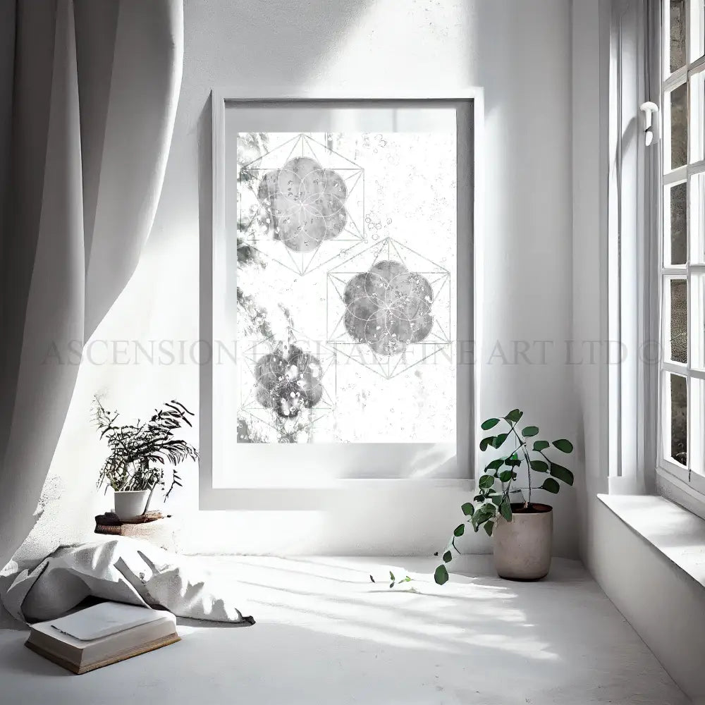 Sacred Geometry Art Print| Seed of Life | Spiritual Wall Art