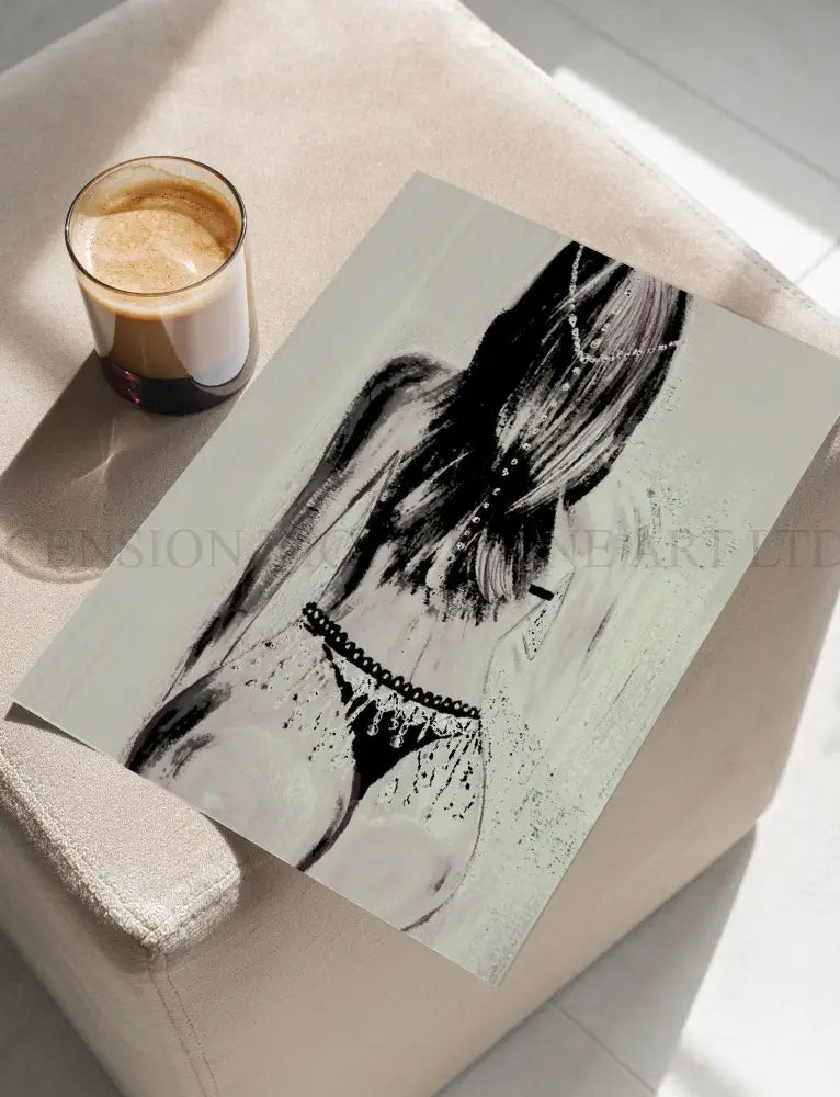 Nude Women Art Print | Sensual Art Print | Figurative