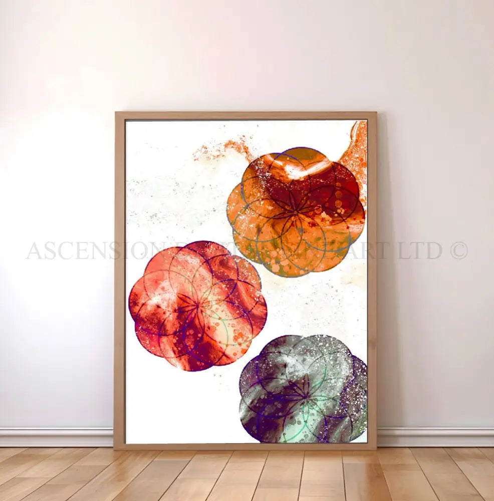 Seed of Life Art Print | Sacred Geometry | Spiritual Wall Art