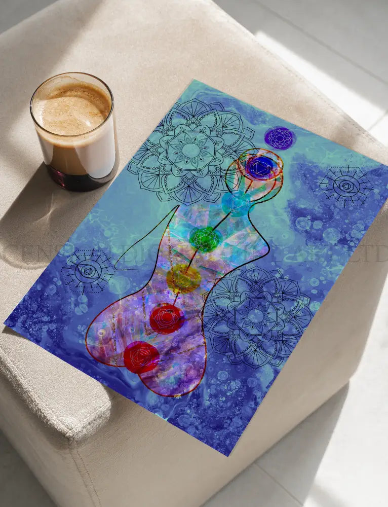 Chakra Art Print | Meditation Wall Art | Balancing