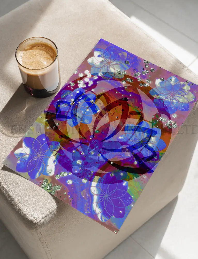 Meditation Art Print | Lotus | Spiritual Wall Art