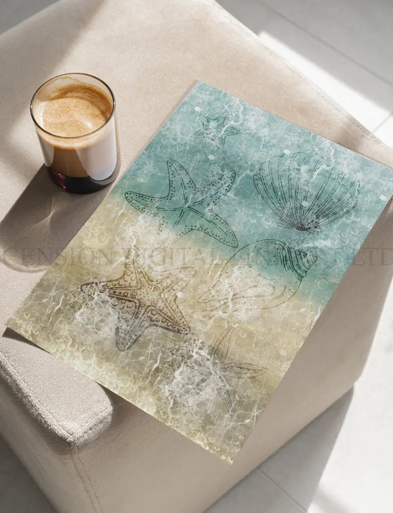 Coastal Art Prints | Spiritual Wall Art | Set of Two