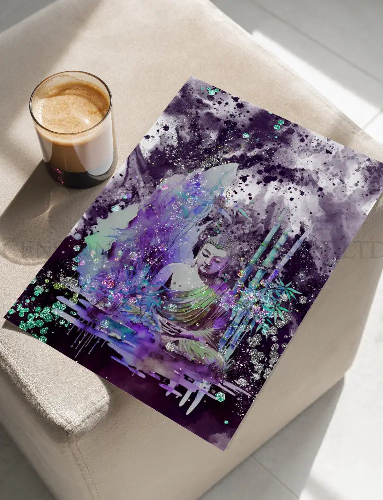 Meditating Buddha Art Print | Spiritual Wall Art