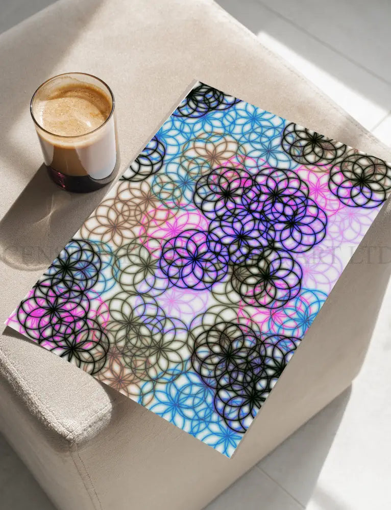 Seed of Life Art Print | Sacred Geometry Wall Art | Set of Two