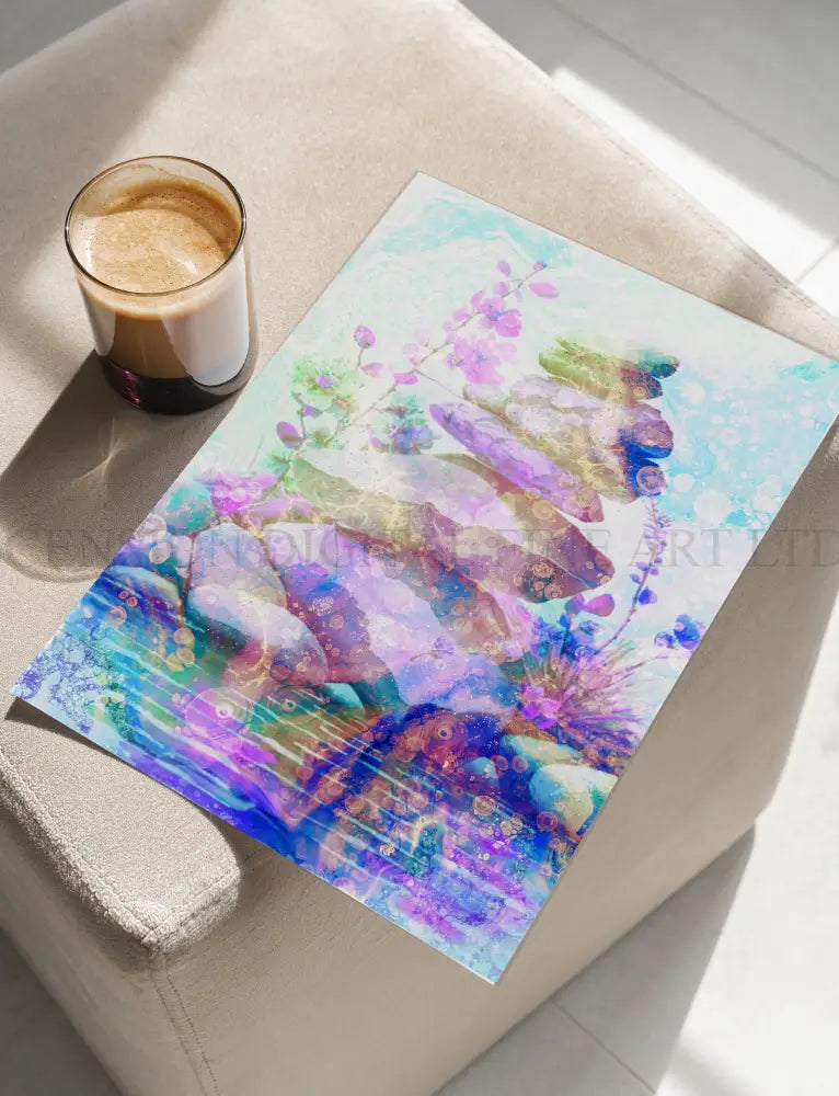 Balancing Stones Art Print | Serenity Wall Art