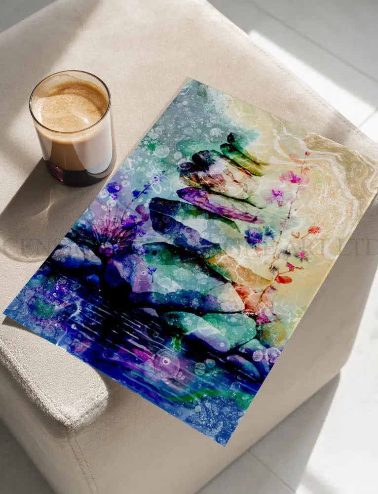 Balancing Stones Art Print | Serenity Wall Art