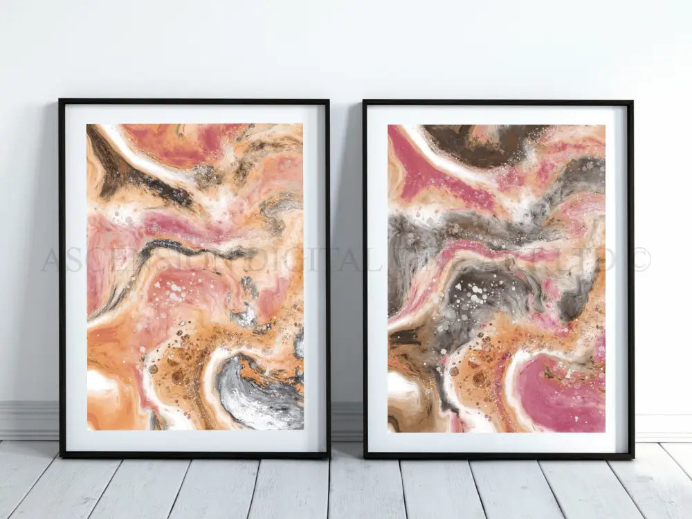 Abstract coastal art prints