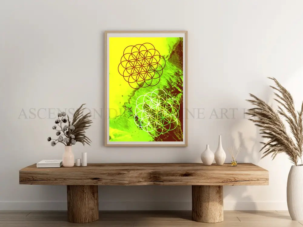 Sacred geometry art print
