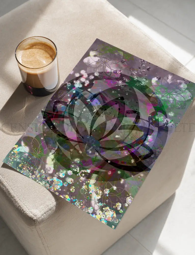 Meditation Art Print | Lotus | Spiritual Wall Art