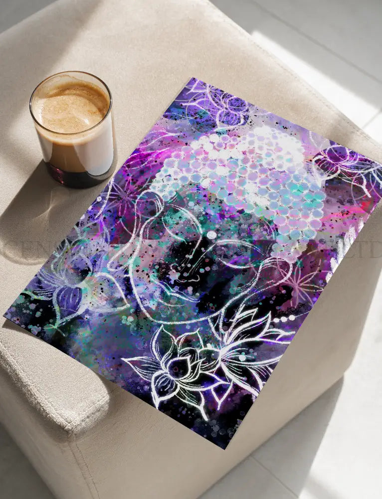 Meditating Buddha Art Print | Spiritual Wall Art