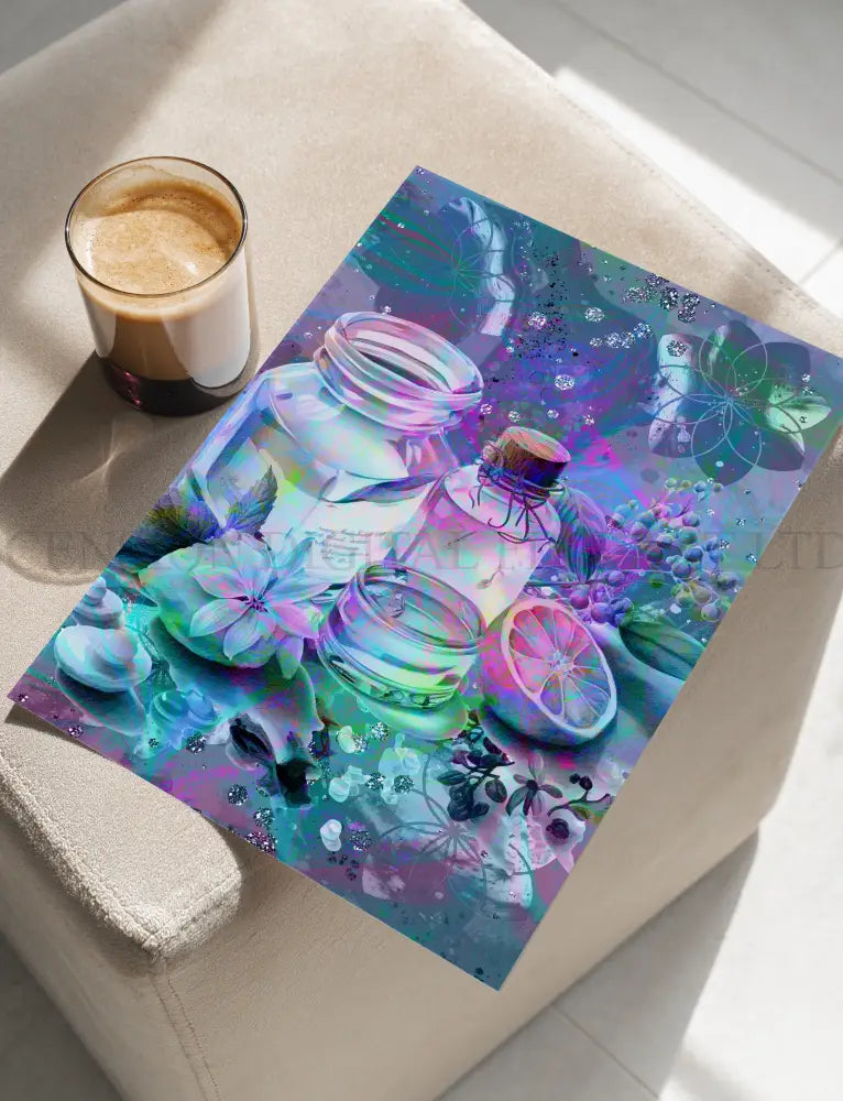 Apothecary Art Print | Wellness Wall Art
