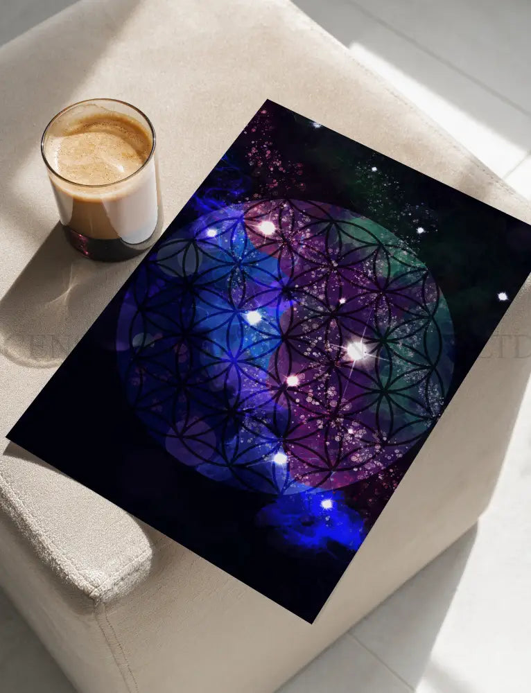 Sacred Geometry Art Prints | Spiritual Wall Art | Set of Two