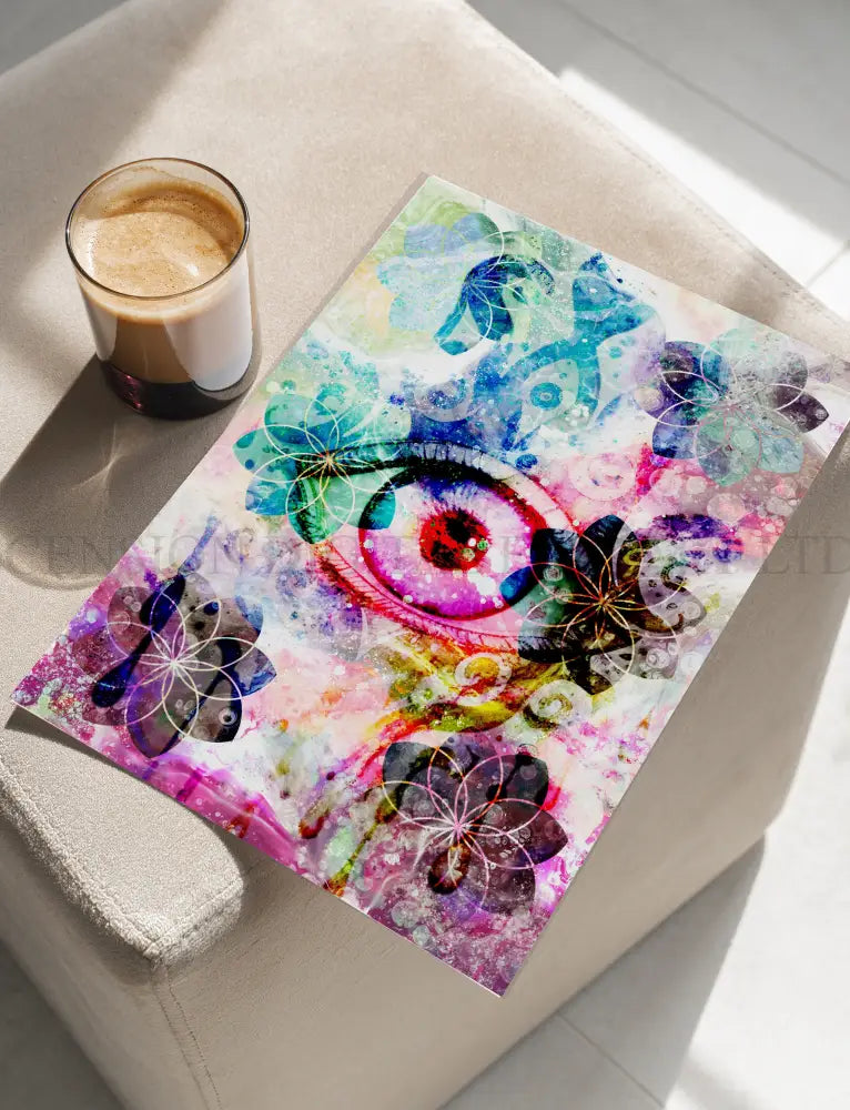 Meditation Art Print | Third Eye | Spiritual Wall Art