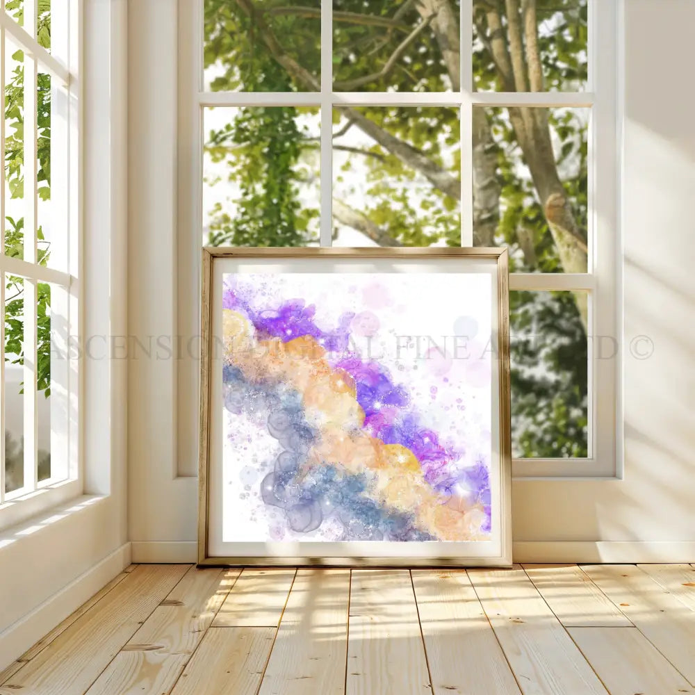 Abstract art print, spiritual wall art