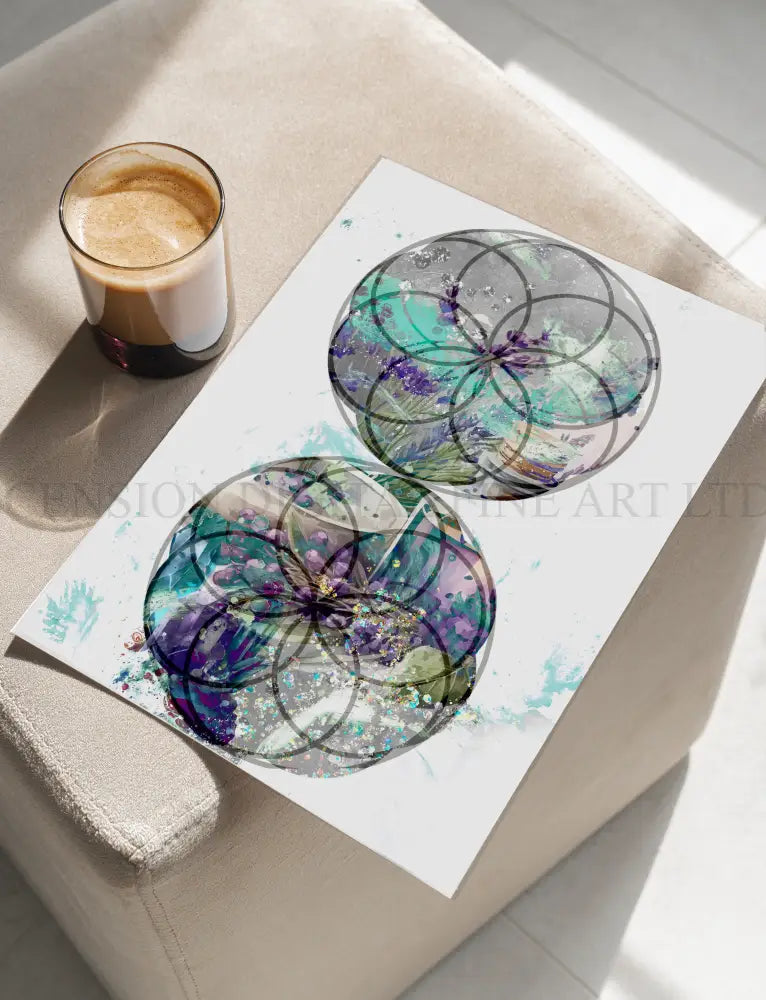 Sacred Geometry Art Print | Apothecary | Spiritual Wall Art