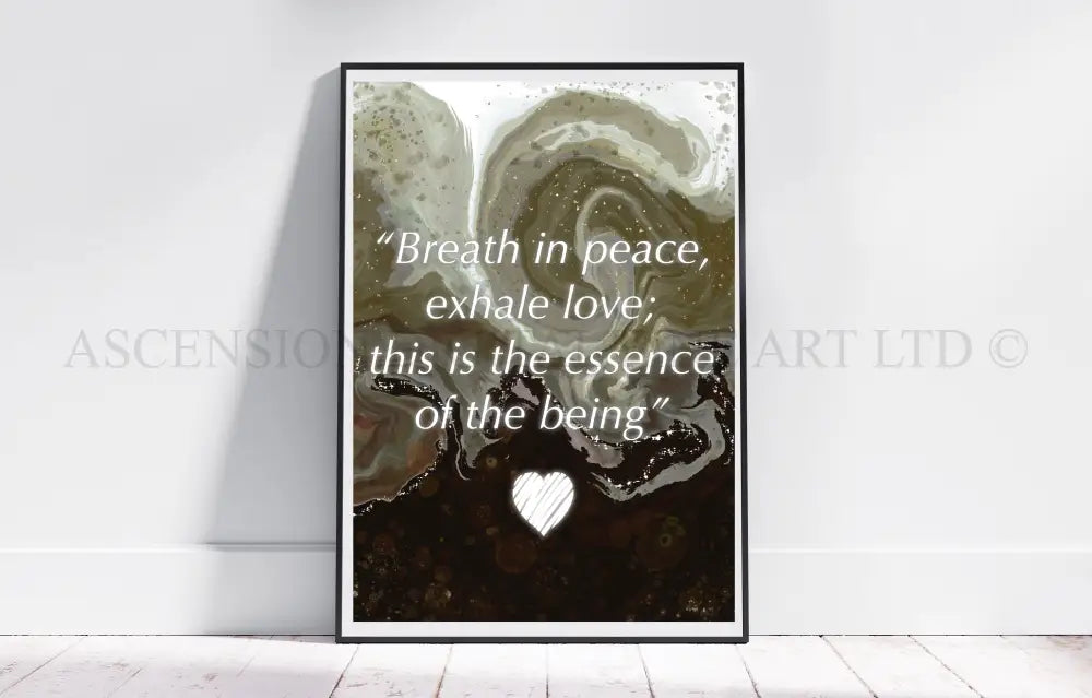 Inspirational quote art print 