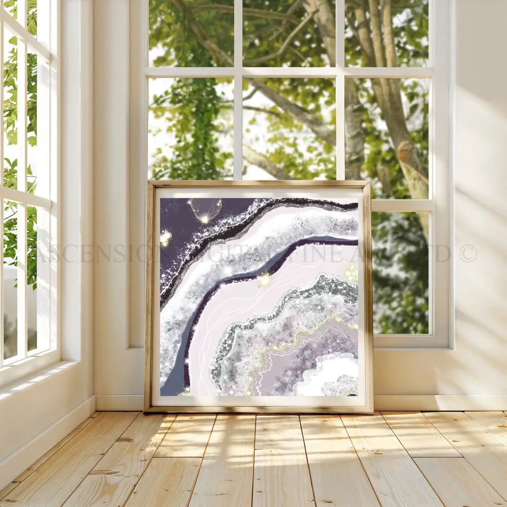 Geode art print
