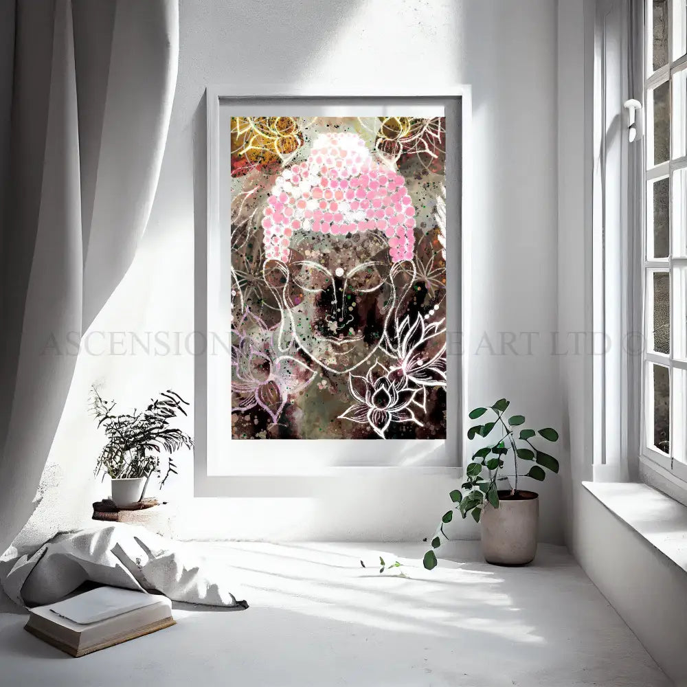 Meditating Buddha Art Print | Spiritual Wall Art