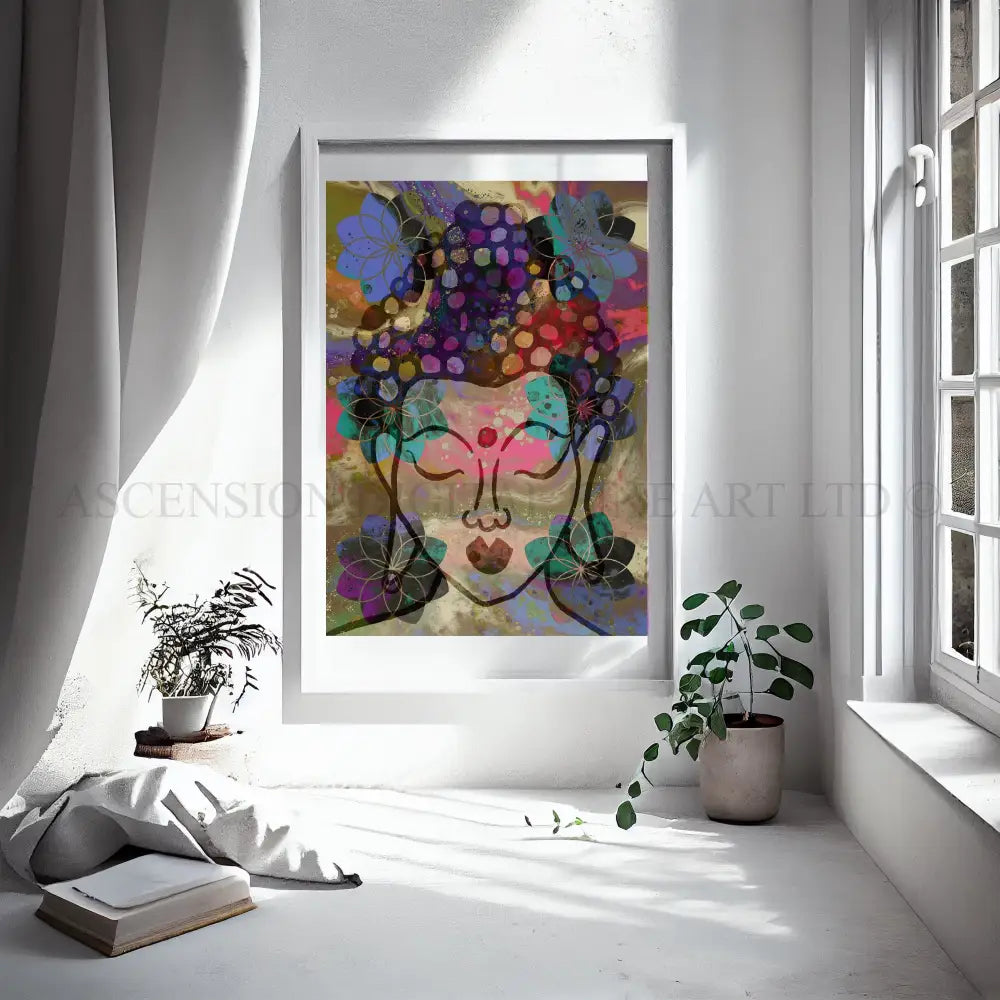 Buddha art print, spiritual wall art