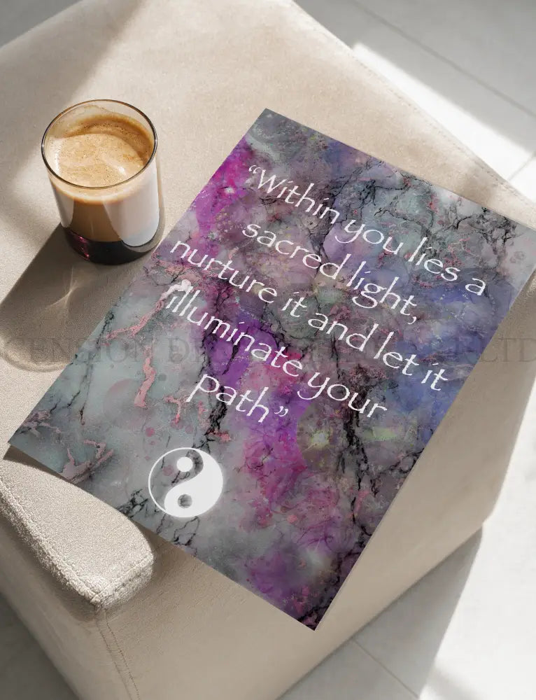 Inspirational Quote Art Print | Spiritual Wall Art