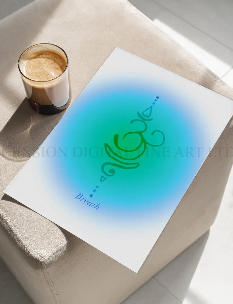 Angelic Symbols Art Print | Healing Zibu Art | Breath