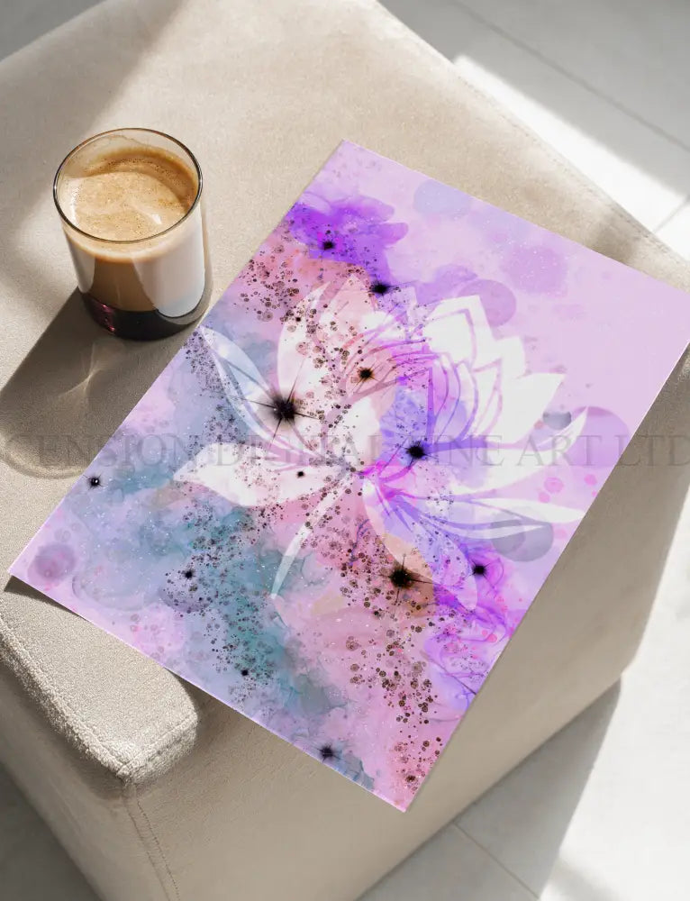 Meditation Art Print | Lotus | Spiritual Wall Art