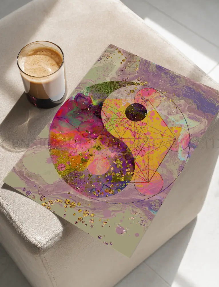 Meditation Art Print | Yin & Yang | Zen Wall Art