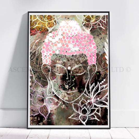 Meditating Buddha Art Print | Spiritual Wall Art