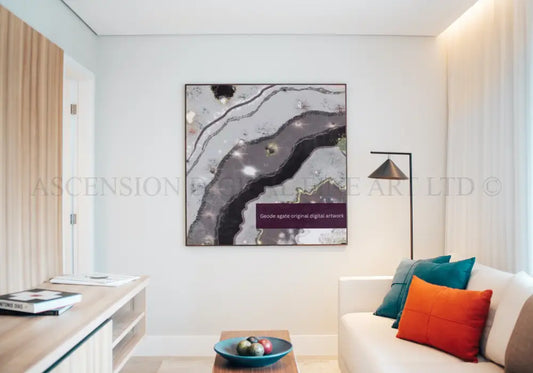 Geode art print