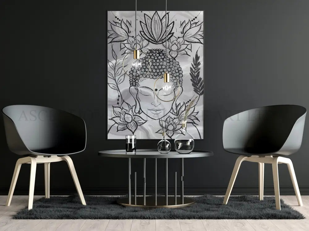 Meditating Buddha Art Print | Spiritual Wall Art