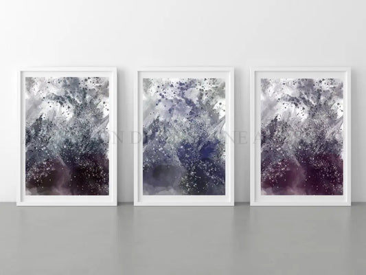 Abstract coastal art prints