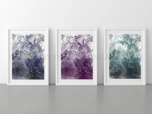 Abstract coastal art prints