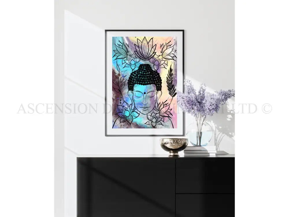 Buddha art print