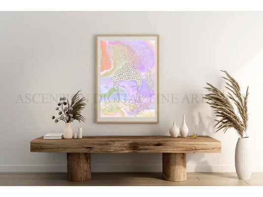 Meditating Buddha Art Print | Spiritual Wall Art