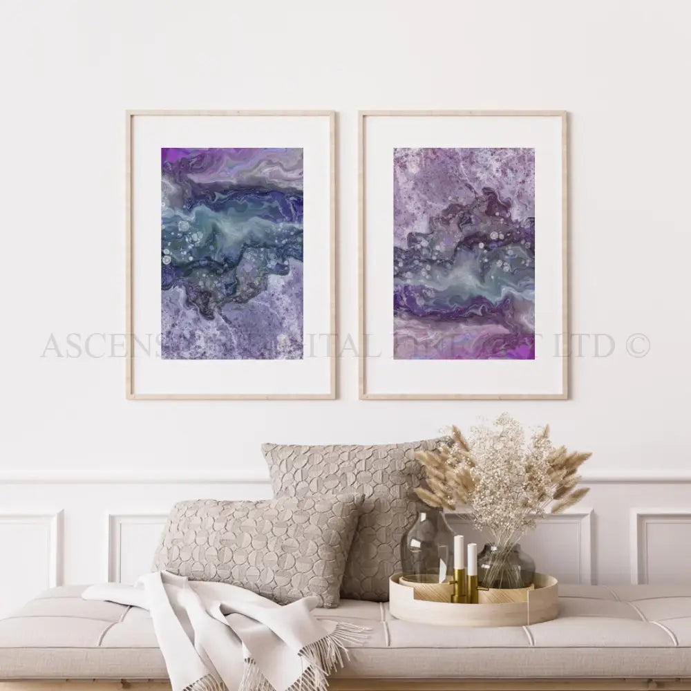 Abstract coastal art prints