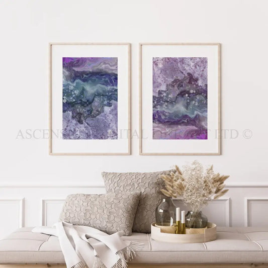 Abstract coastal art prints