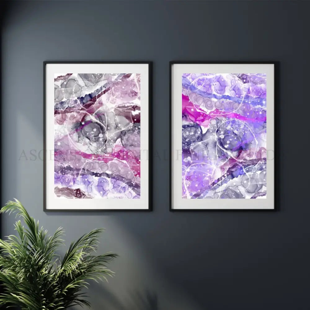 Abstract art prints, graffiti wall art