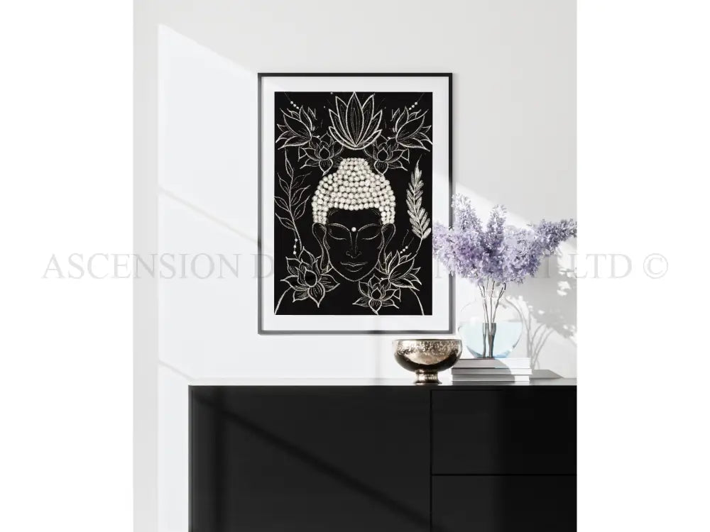 Buddha art prints, spiritual wall art