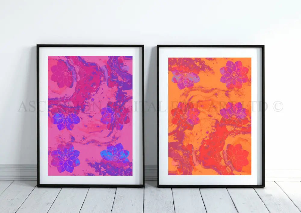 Sacred geometry art print, spiritual wall art