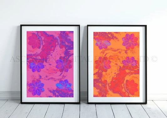 Sacred geometry art print, spiritual wall art