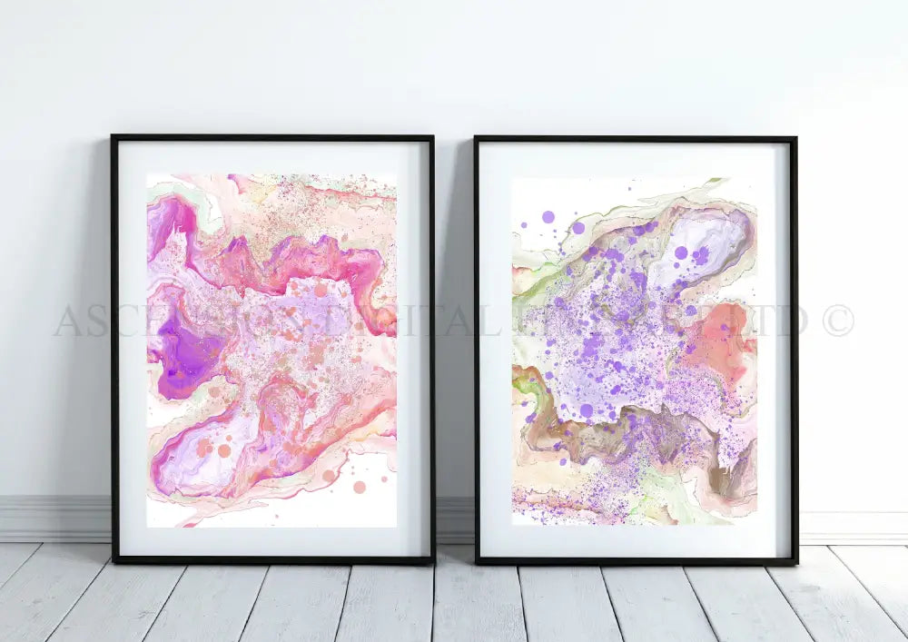 Abstract coastal art prints