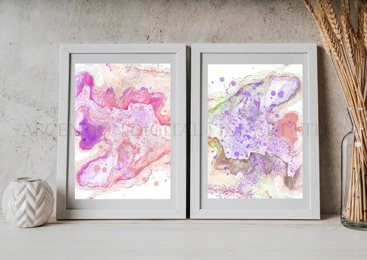 Abstract coastal art prints