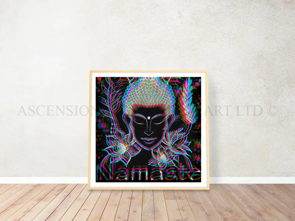 Buddha art print, spiritual wall art 