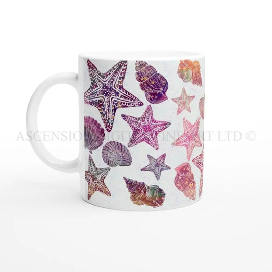 Coastal White 11oz Ceramic Mug