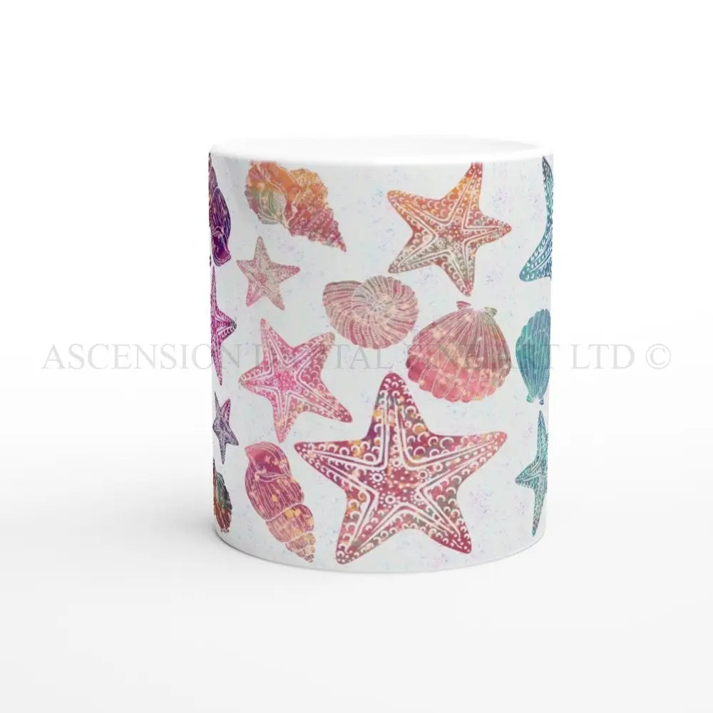 Coastal White 11oz Ceramic Mug