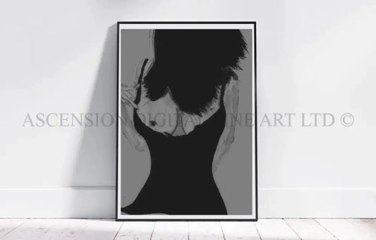 Nude women art print, figurative wall art