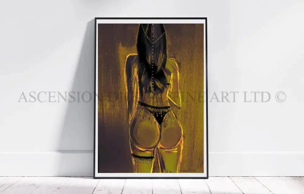 Nude women art print, figurative wall art