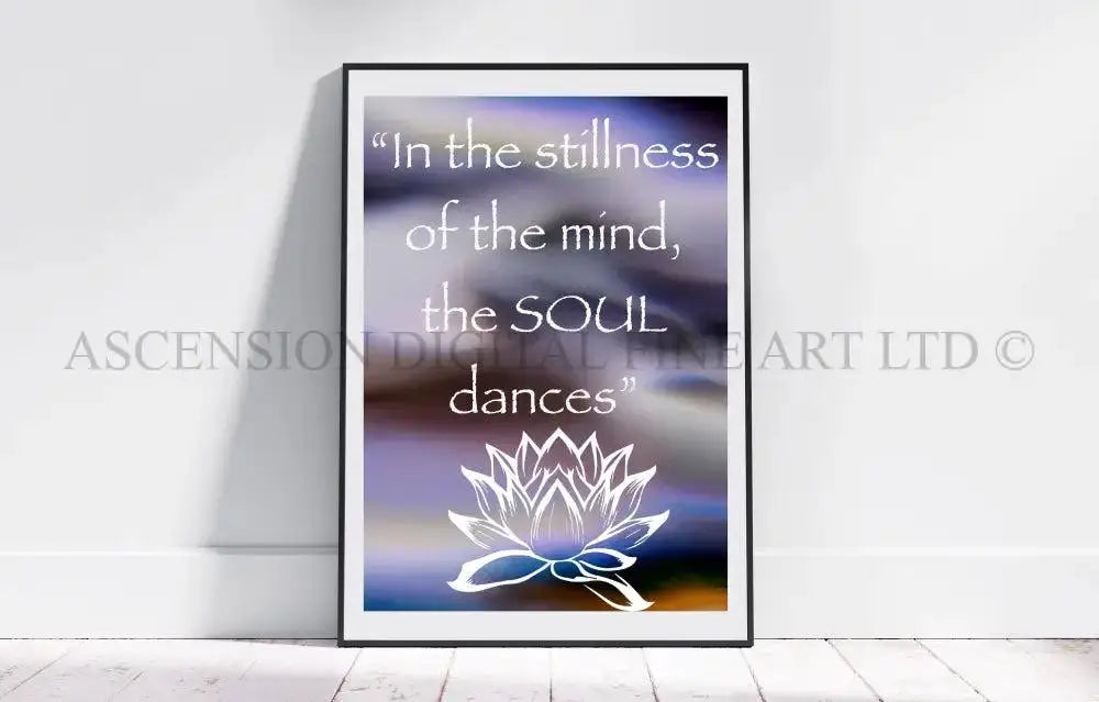 Inspirational quote art print