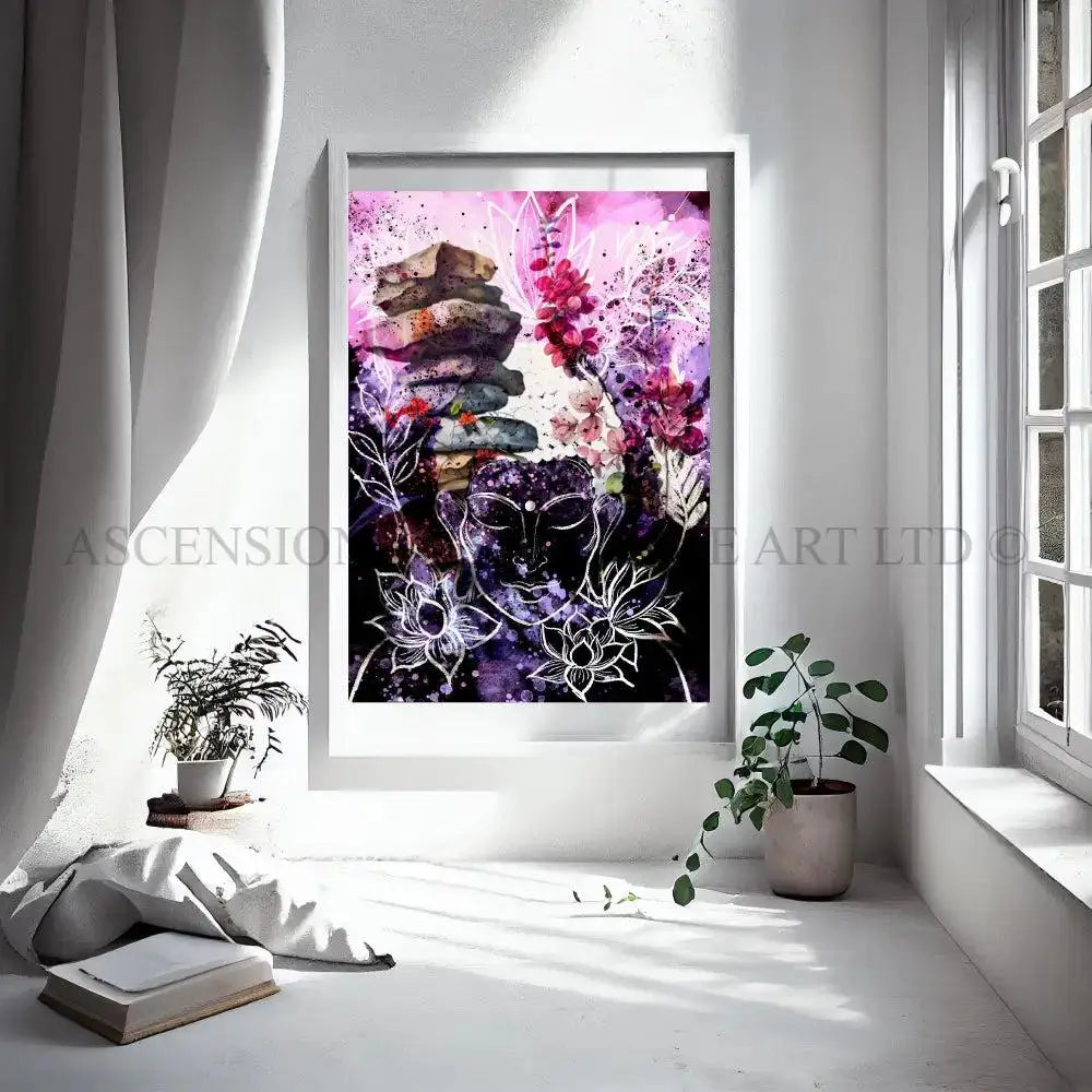 Buddha art print , spiritual wall art