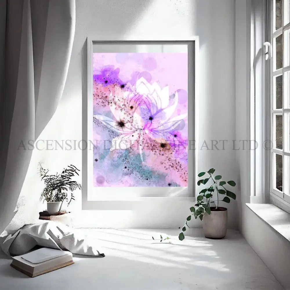 Meditation art print, meditation wall art